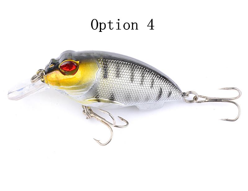 2 pcs 7cm 9.6g floating Crankbait lure