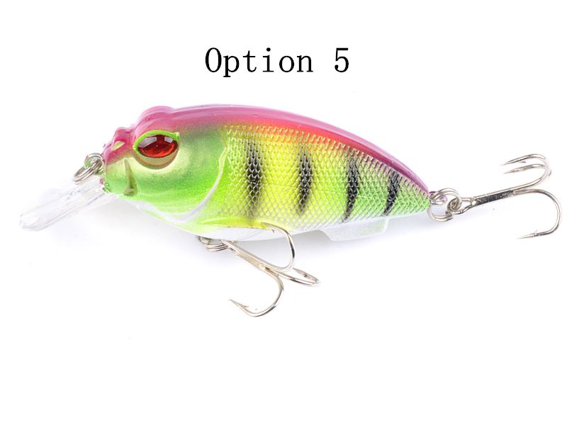 2 pcs 7cm 9.6g floating Crankbait lure