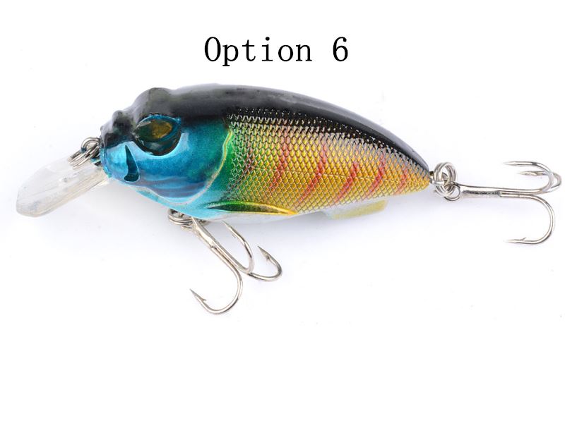 2 pcs 7cm 9.6g floating Crankbait lure