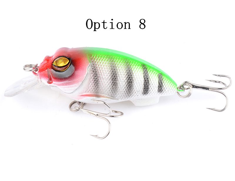 2 pcs 7cm 9.6g floating Crankbait lure