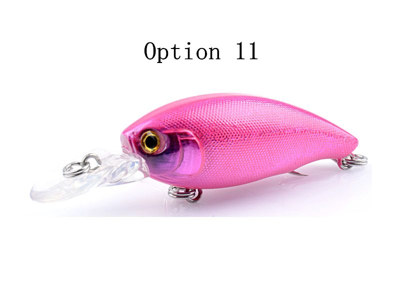 2 pcs 6.5cm 5.5g floating Crankbait lures