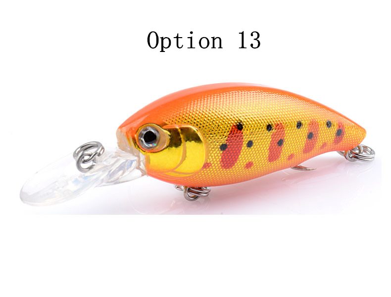 2 pcs 6.5cm 5.5g floating Crankbait lures