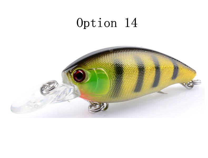 2 pcs 6.5cm 5.5g floating Crankbait lures