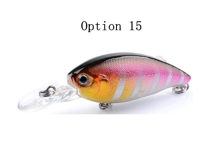 2 pcs 6.5cm 5.5g floating Crankbait lures