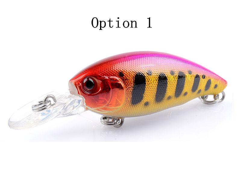 2 pcs 6.5cm 5.5g floating Crankbait lures