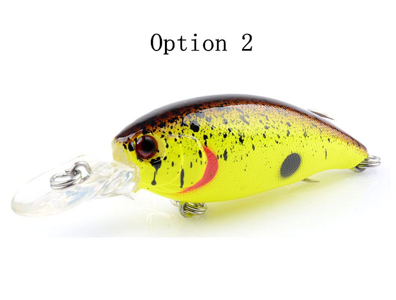 2 pcs 6.5cm 5.5g floating Crankbait lures