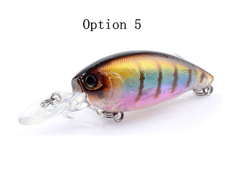 2 pcs 6.5cm 5.5g floating Crankbait lures