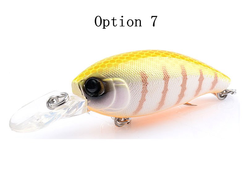 2 pcs 6.5cm 5.5g floating Crankbait lures