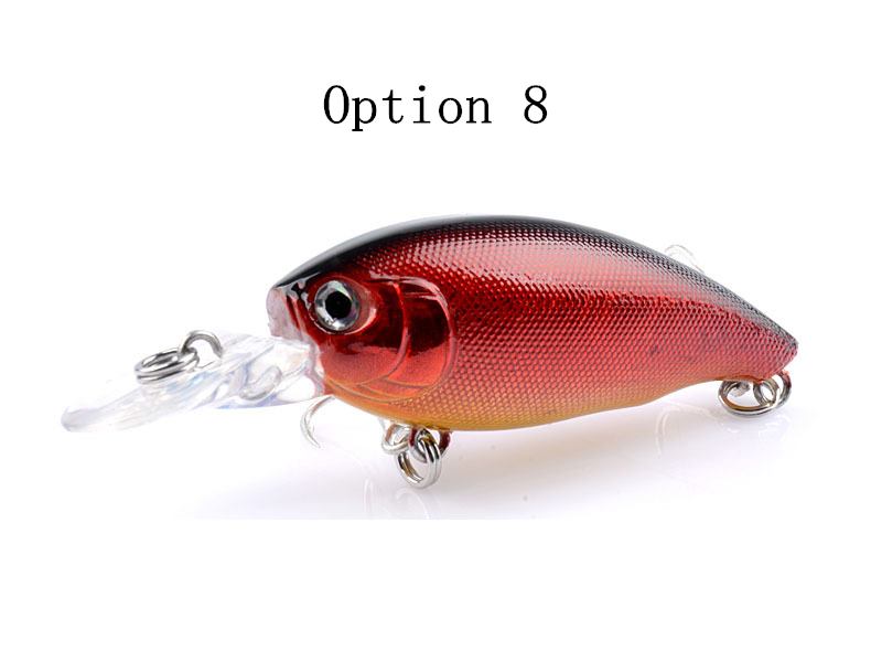 2 pcs 6.5cm 5.5g floating Crankbait lures