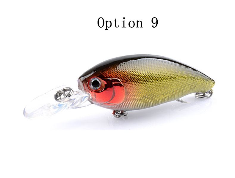 2 pcs 6.5cm 5.5g floating Crankbait lures