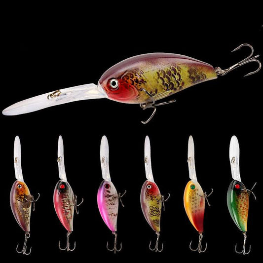 2 pcs  18g 11.5cm floating Crankbait lures