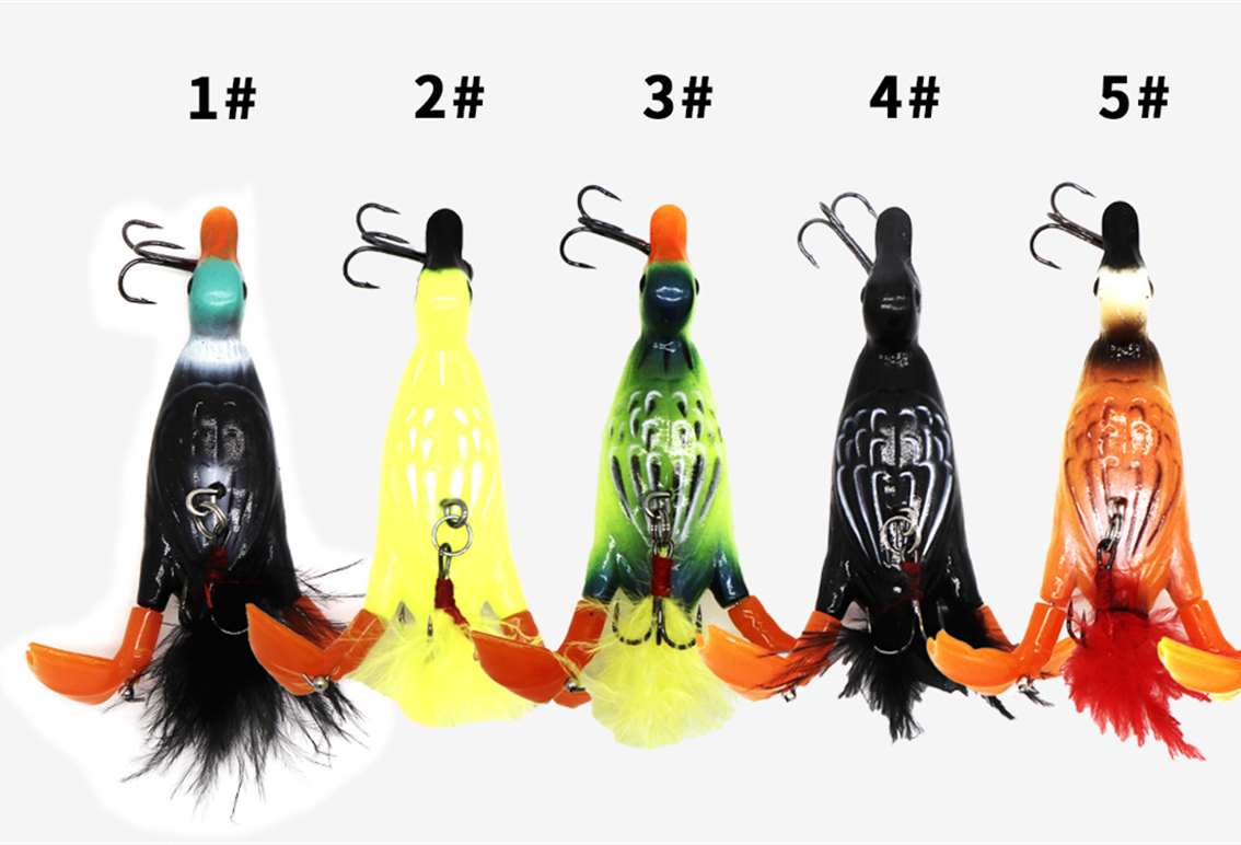 10 pc  9.5CM 14g Duck shaped soft lure