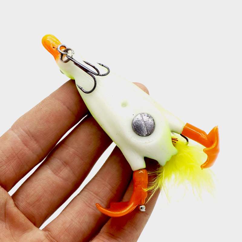 10 pc  9.5CM 14g Duck shaped soft lure