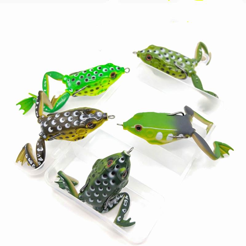 5.5cm 15g soft frog lure set