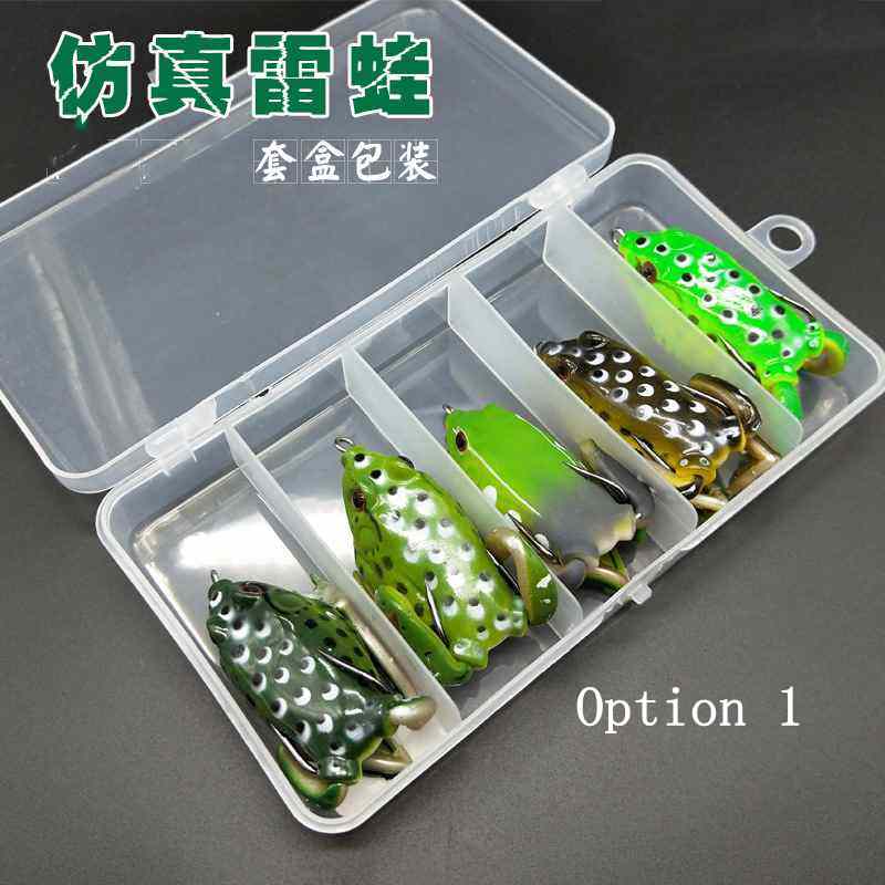 5.5cm 15g soft frog lure set