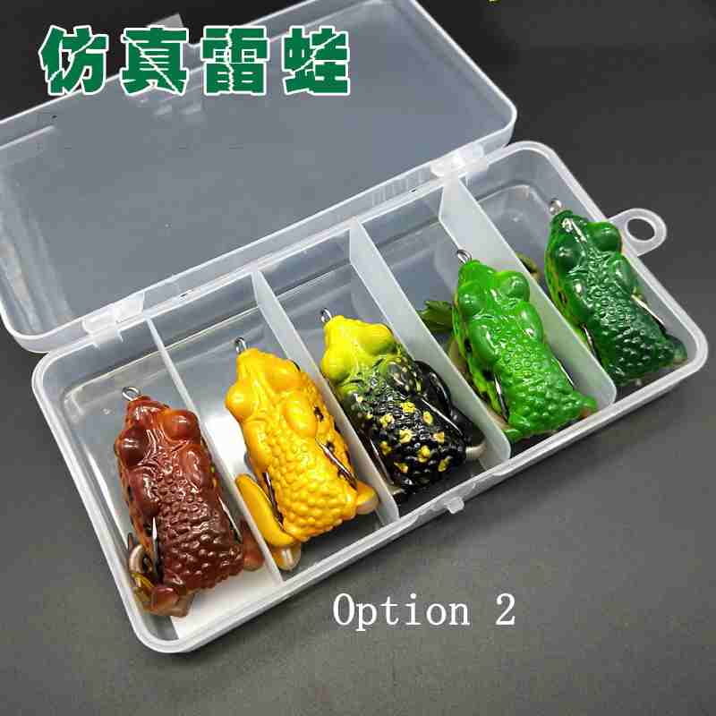 5.5cm 15g soft frog lure set