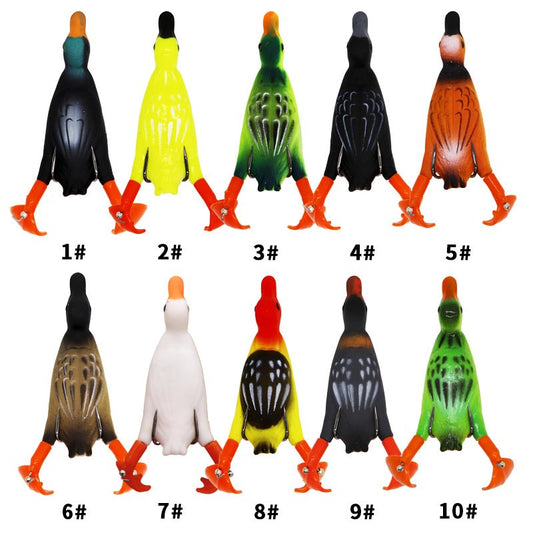 10 pc Duck shaped soft lure