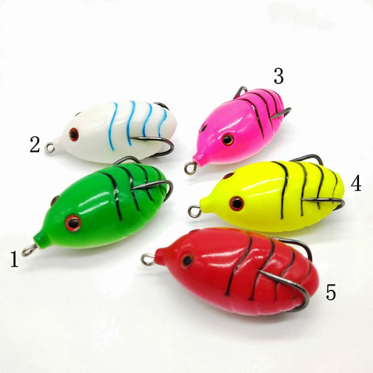 10 pc 5.5cm 12g frog-shaped lure soft bait