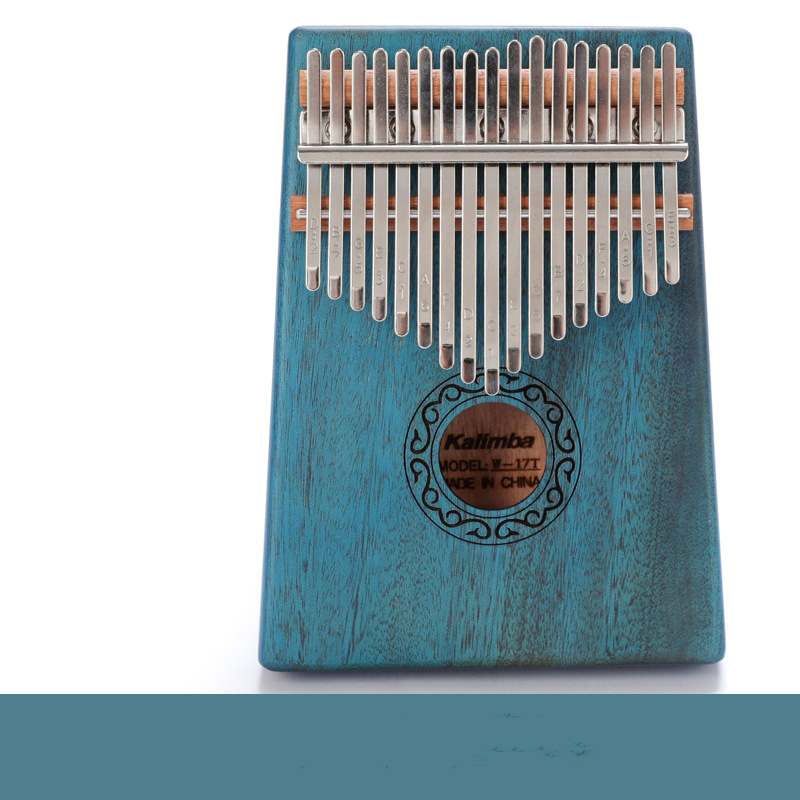 17 keys kalimba, blue, no armrest