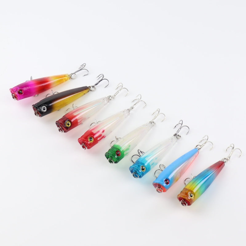 2pc 6.5cm 6.6g floating Popper lure